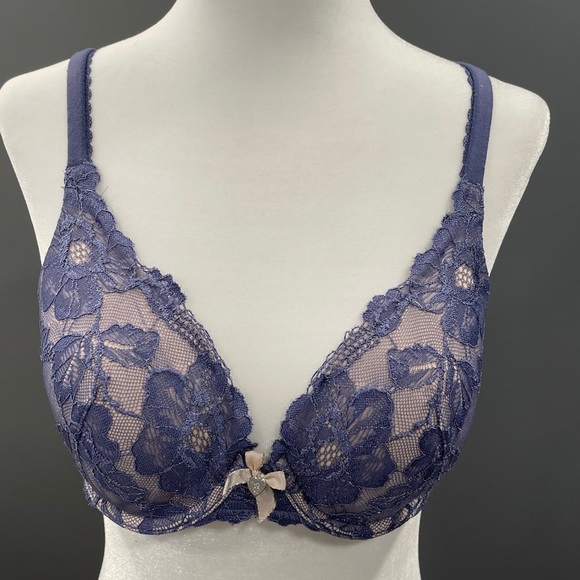 Victoria's Secret Other - Victoria Secret Lined Perfect Bra 34c Blue